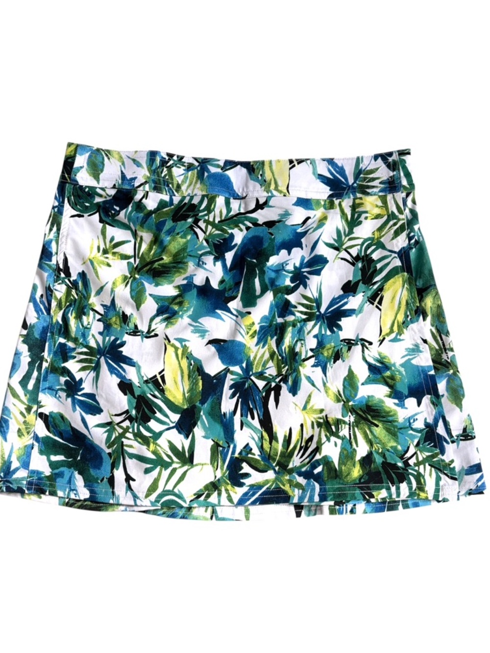 EUC RipSkirt Tropical Print Skirt Size Small